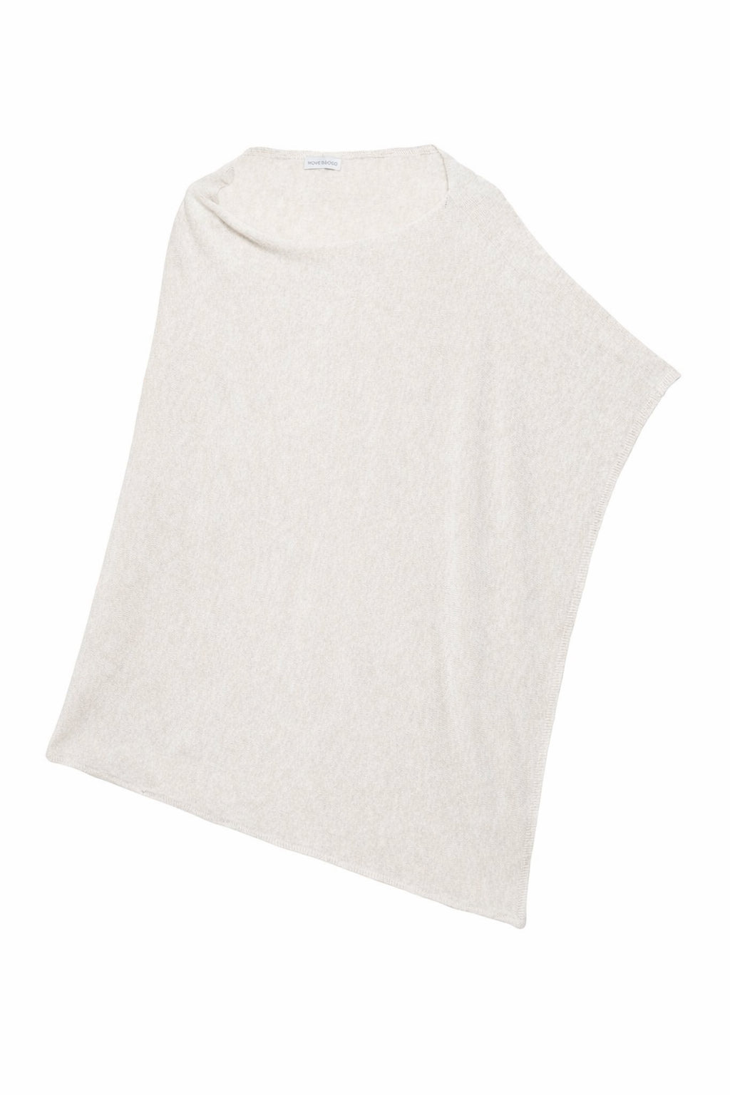 Petrina þunnprjónað Poncho Light oat - Ein stærð