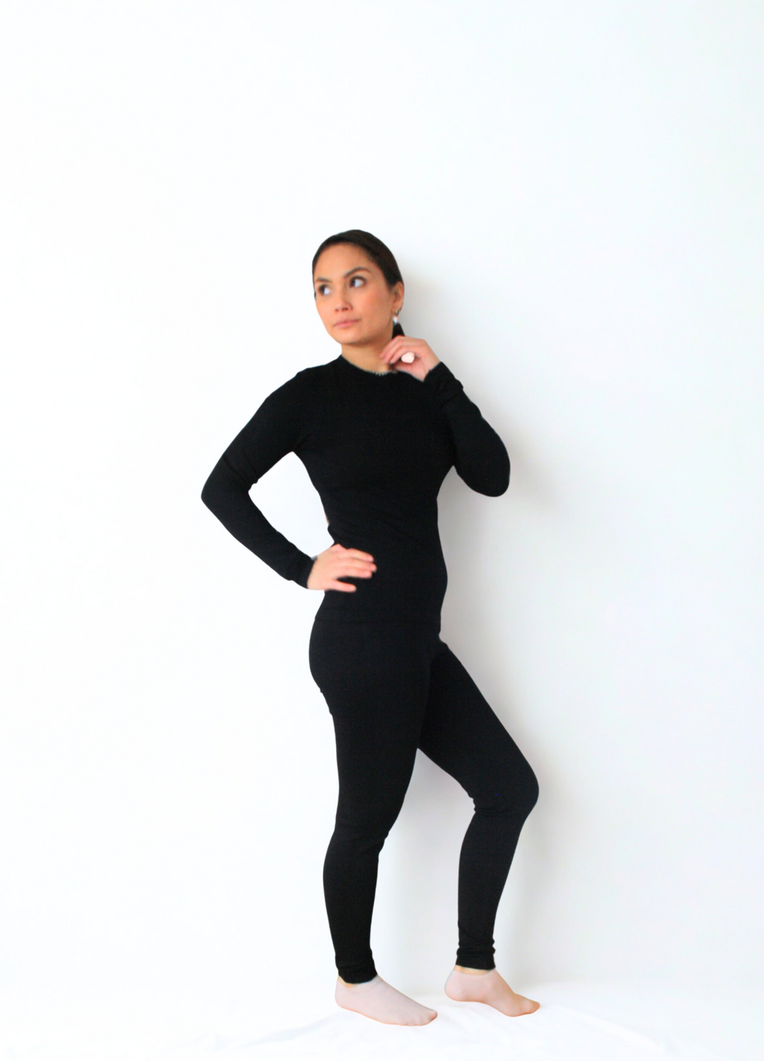 Hlýjar leggings út bambus/cashmere