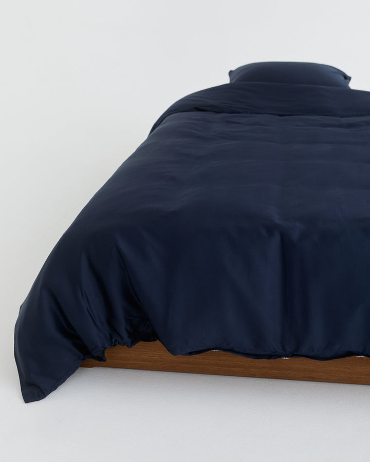 Rúmföt 220x220cm - Dökkblá