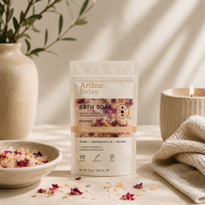 Baðsalt með ilmkjarnaolíum – Endurnæring– 70 g