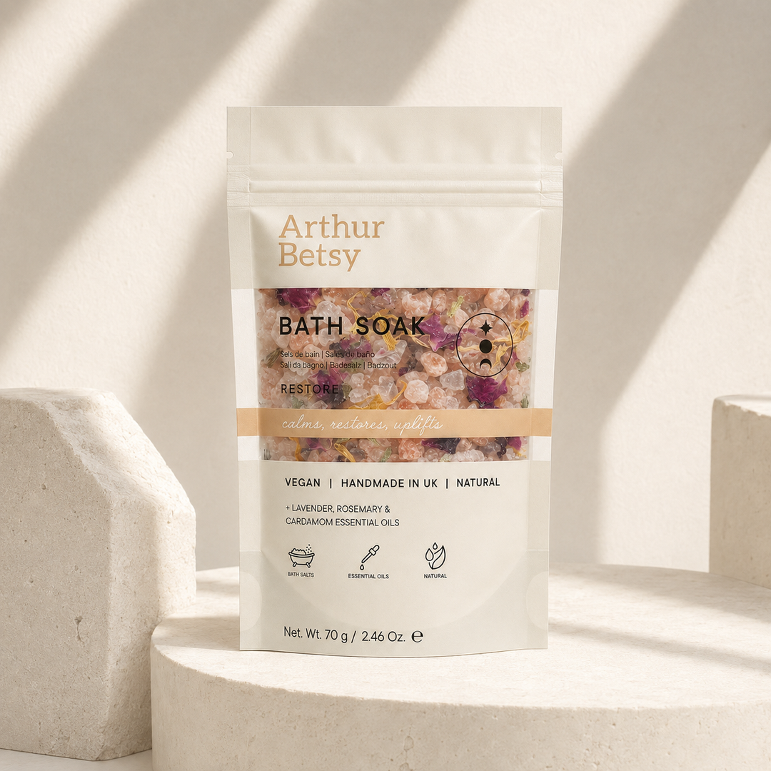 Baðsalt með ilmkjarnaolíum – Endurnæring– 70 g