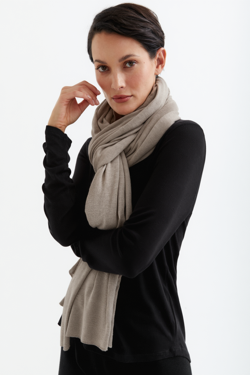 Mirja oversize trefill - Greige