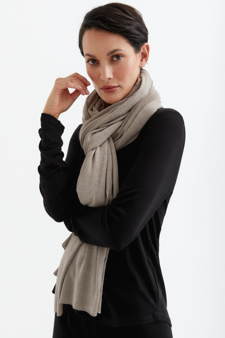 Mirja oversize trefill - Greige
