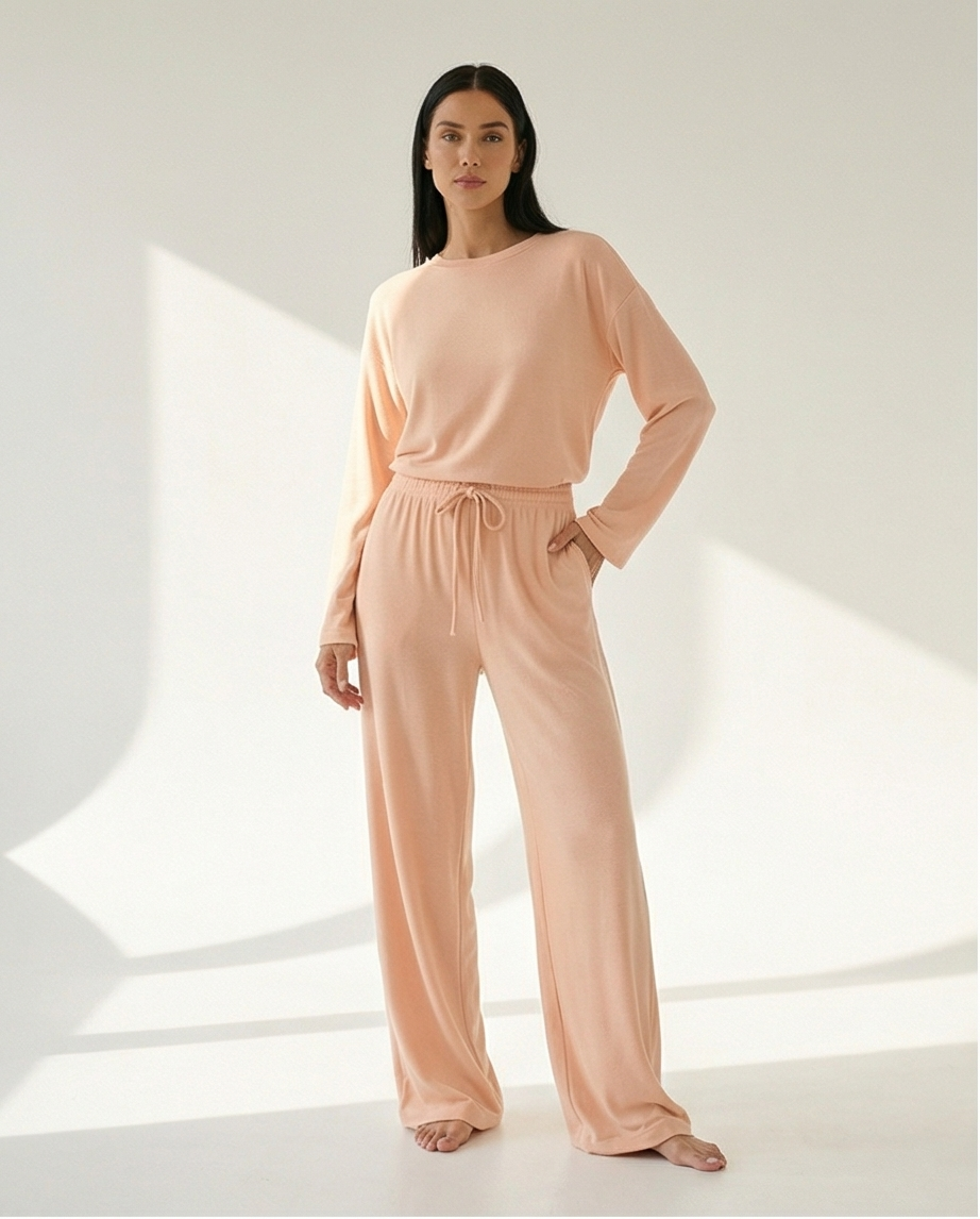 Roan kósý buxur soft peach