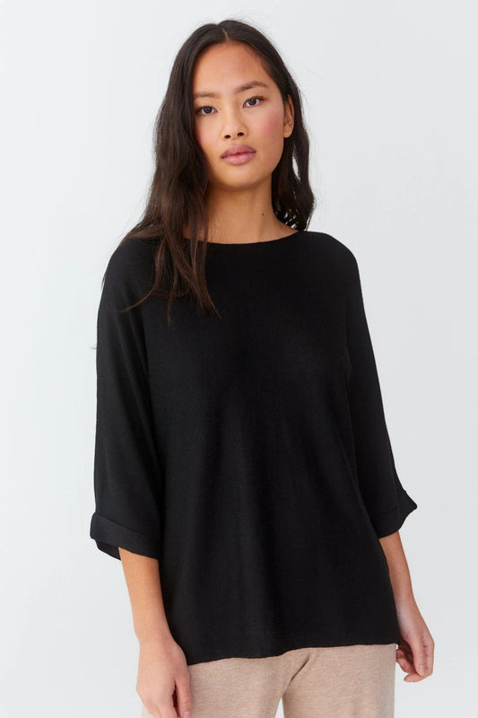 Bambus og cashmere peysa